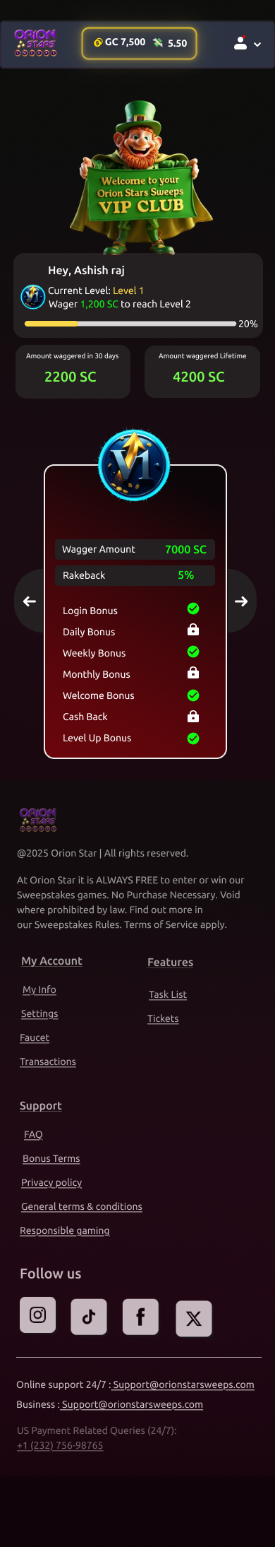 VIP Mobile View